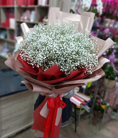 Букет цветов из: Гипсофила в Мамедкалу