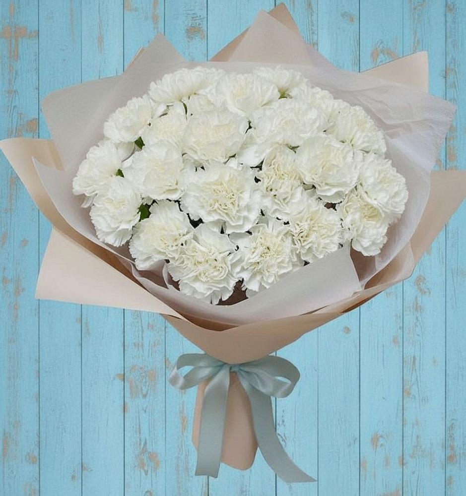 Букет цветов из: Гвоздики в Мамедкалу