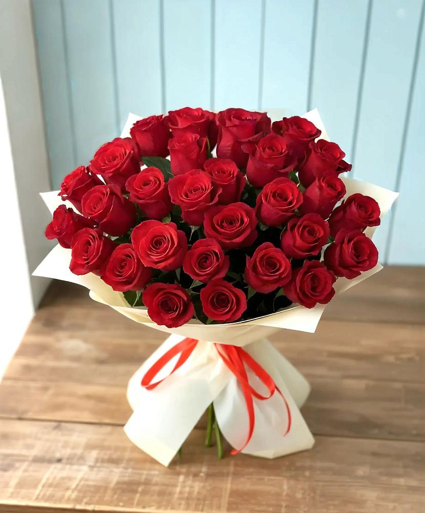 Букет 29 Красных роз в Мамедкалу