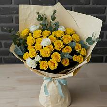 Букет цветов из:  Розы #REPLACE_PRED# Мамедкалу