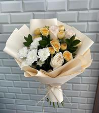 Букет цветов из:  Розы и Хризантемы в Мамедкалу