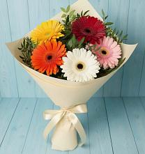 Букет цветов из:  Герберы в Мамедкалу