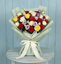 Букет цветов из:  Розы в Мамедкалу