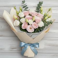 Букет цветов из:  Лизиантусы в Мамедкалу