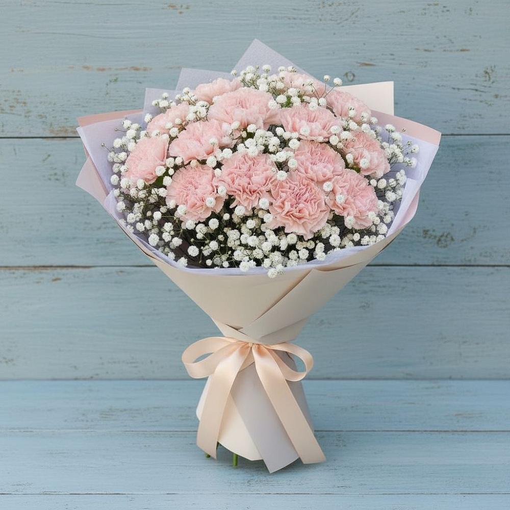 Букет цветов из: Гвоздики в Мамедкалу