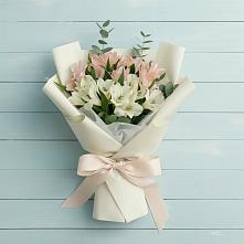 Букет цветов из:  Альстромерии в Мамедкалу