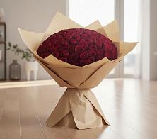 Букет 101 Красная роза в Мамедкалу