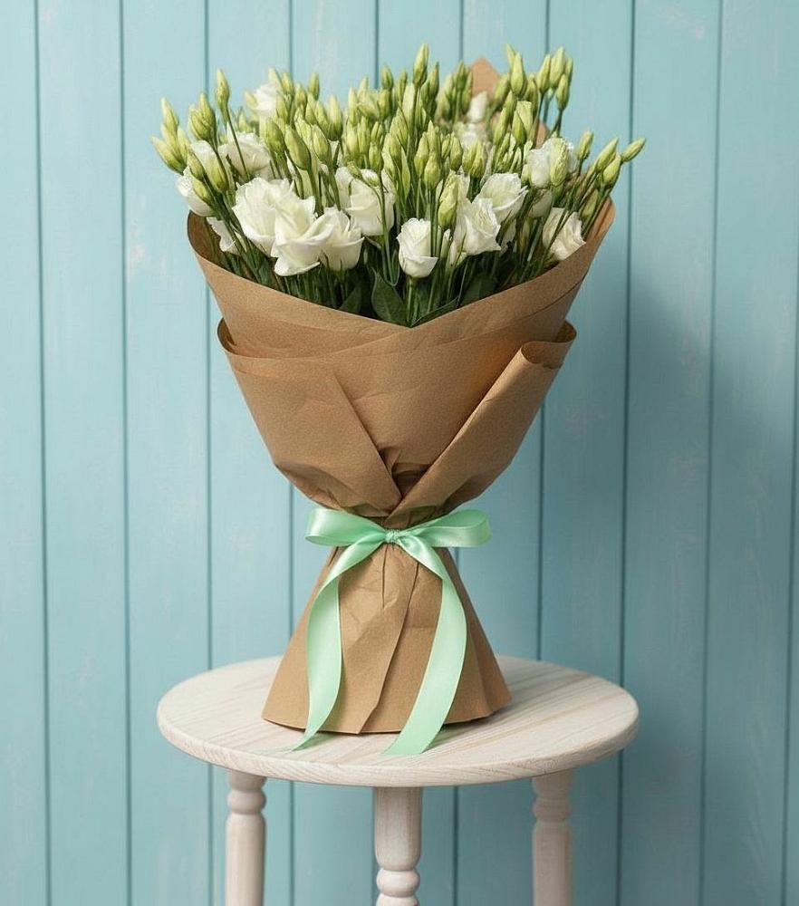 Букет цветов из: Лизиантусы в Мамедкалу