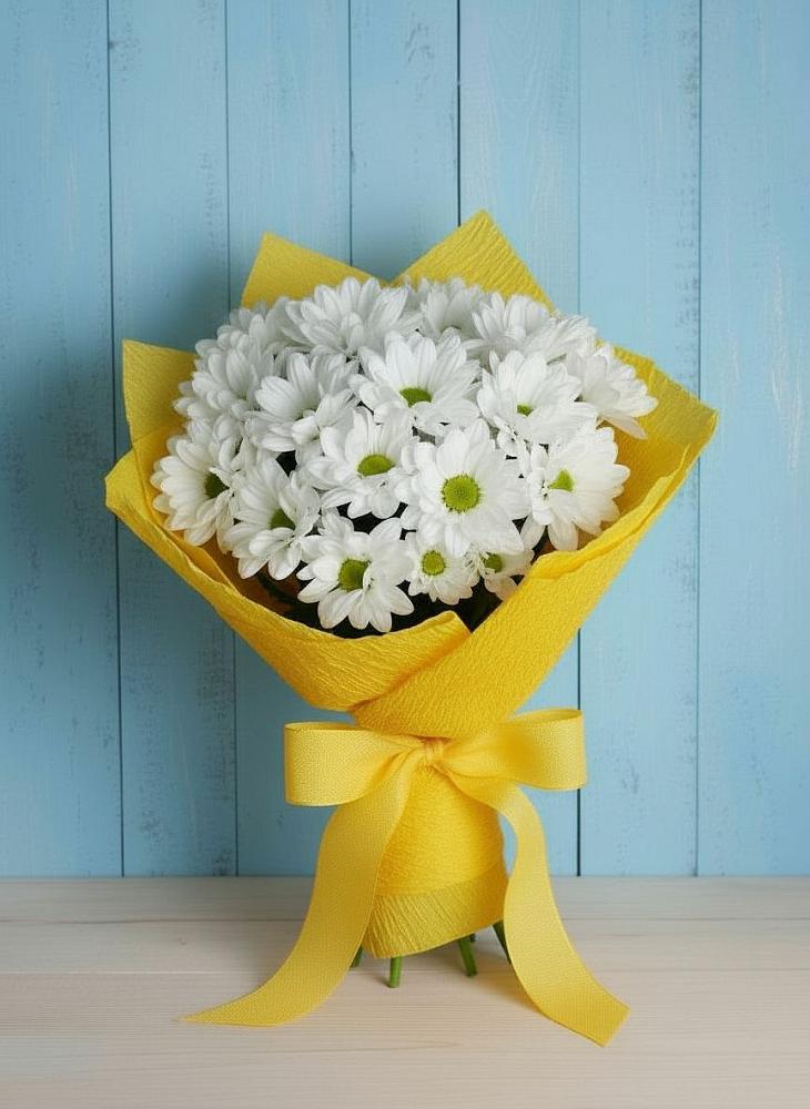 Букет цветов из: Хризантемы в Мамедкалу