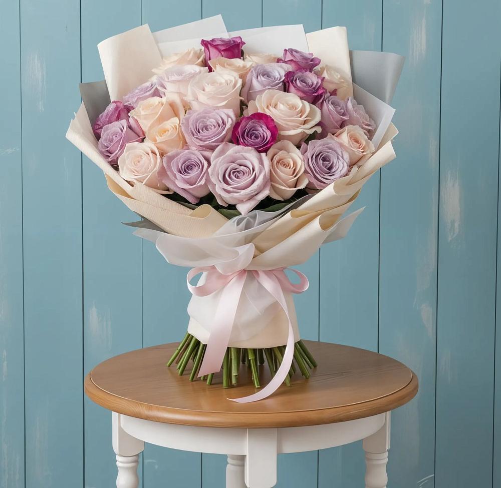 Букет цветов из: Розы в Мамедкалу