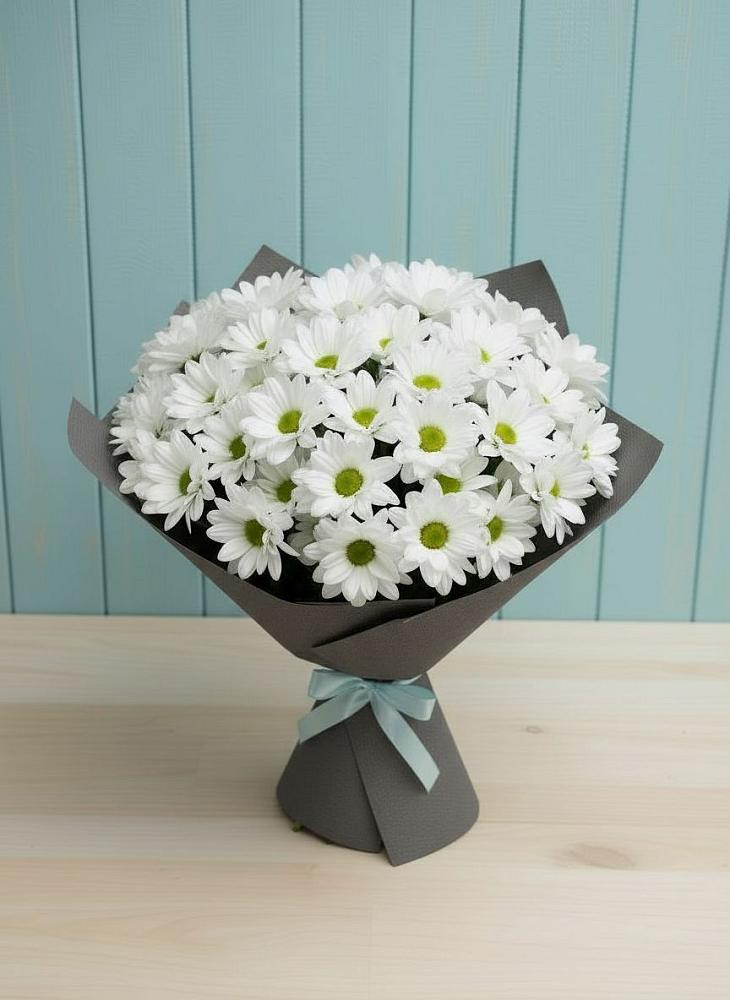 Букет цветов из: Хризантемы в Мамедкалу