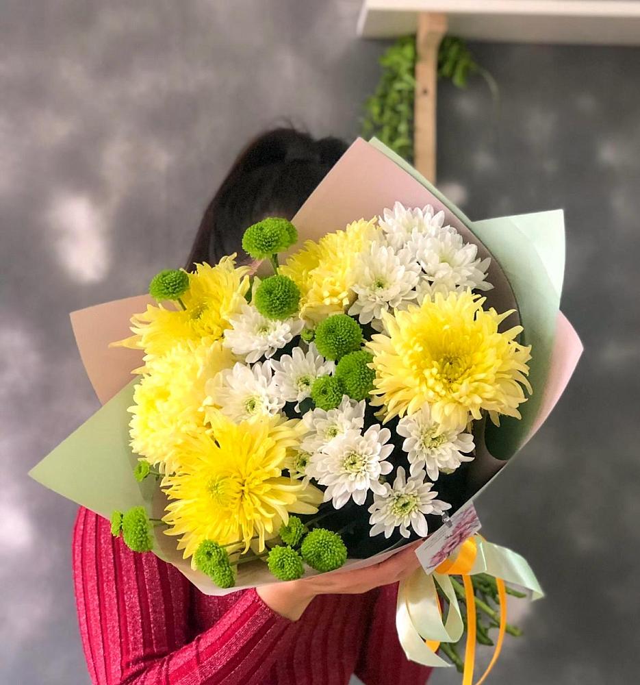 Букет цветов из: Хризантемы в Мамедкалу