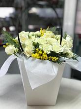 Цветочная композиция из Розы  в Мамедкалу