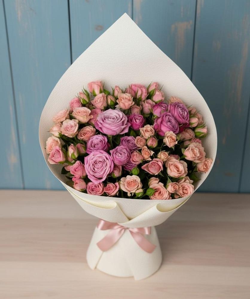 Букет цветов из: Розы в Мамедкалу