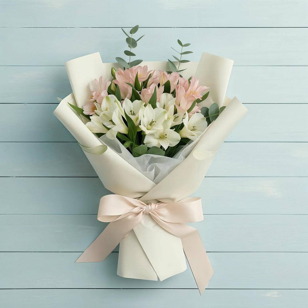 Букет цветов из: Альстромерии в Мамедкалу