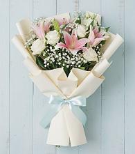 Букет цветов из:  Лилии в Мамедкалу