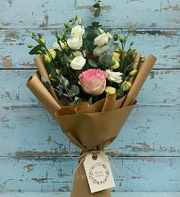 Букет цветов из:  Розы и Лизиантусы #REPLACE_PRED# Мамедкалу